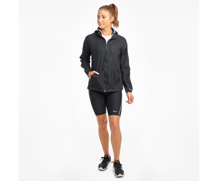 Women's Saucony Packaway Jackets Black | Singapore 272SGLO